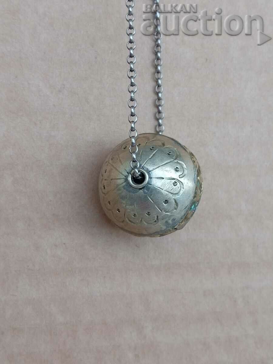 silver renaissance jewelry orb for incense - 7 silver renaissance jewelry orb for incense - 7