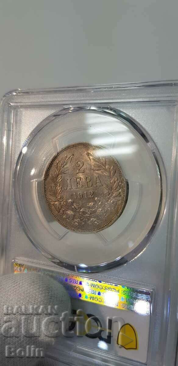 Delivery of AU 53 - Imperial coin 2 BGN 1912 Ferdinand I Delivery of AU 53 - Imperial coin 2 BGN 1912 Ferdinand I