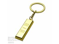 Keyring Gold bar, gold, Gold