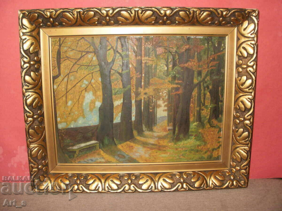 Golden Autumn - Magnificent framed oil landscape with price 99.99 BGN | € 51.12 Golden Autumn - Magnificent framed oil landscape with price 99.99 BGN | € 51.12
