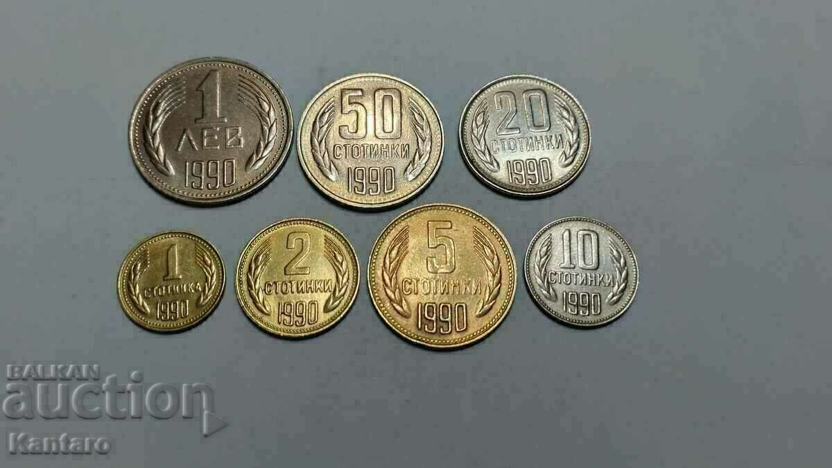 Coin - BULGARIA - FULL LOT - 1990