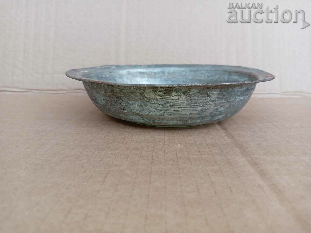 Auction  Copper plate SHUMEN Banov and blue copper plate Tasche Bakar