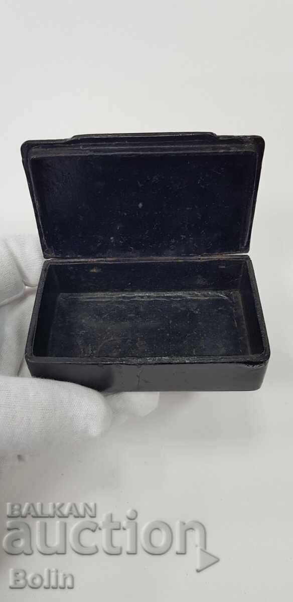 Rare wooden box with painting 1900 - 1918. War scene - 6 Rare wooden box with painting 1900 - 1918. War scene - 6