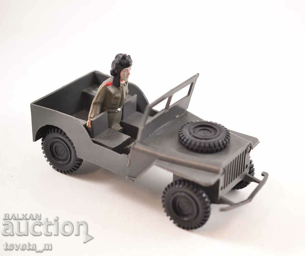 WWII plastic toy jeep with soldier - children's toys with price 15.00 BGN | € 7.67 WWII plastic toy jeep with soldier - children's toys with price 15.00 BGN | € 7.67