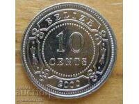 10 cents 2000 - Belize