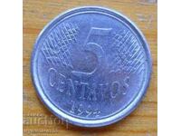 5 centavos 1994 - Βραζιλία