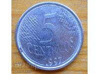 5 centavos 1997 - Βραζιλία