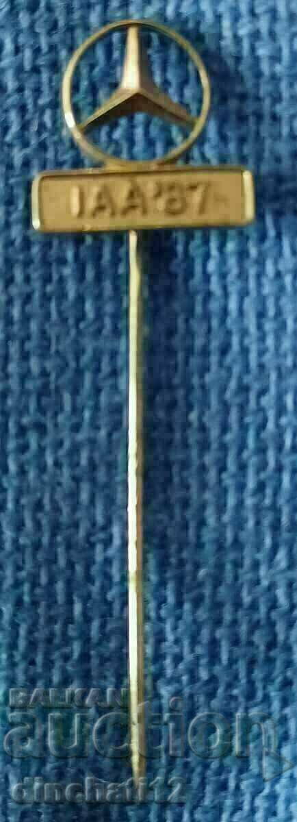 Badge. Mercedes Mercedes IAA 87. Auto Moto with price 5.50 BGN | € 2.81 Badge. Mercedes Mercedes IAA 87. Auto Moto with price 5.50 BGN | € 2.81