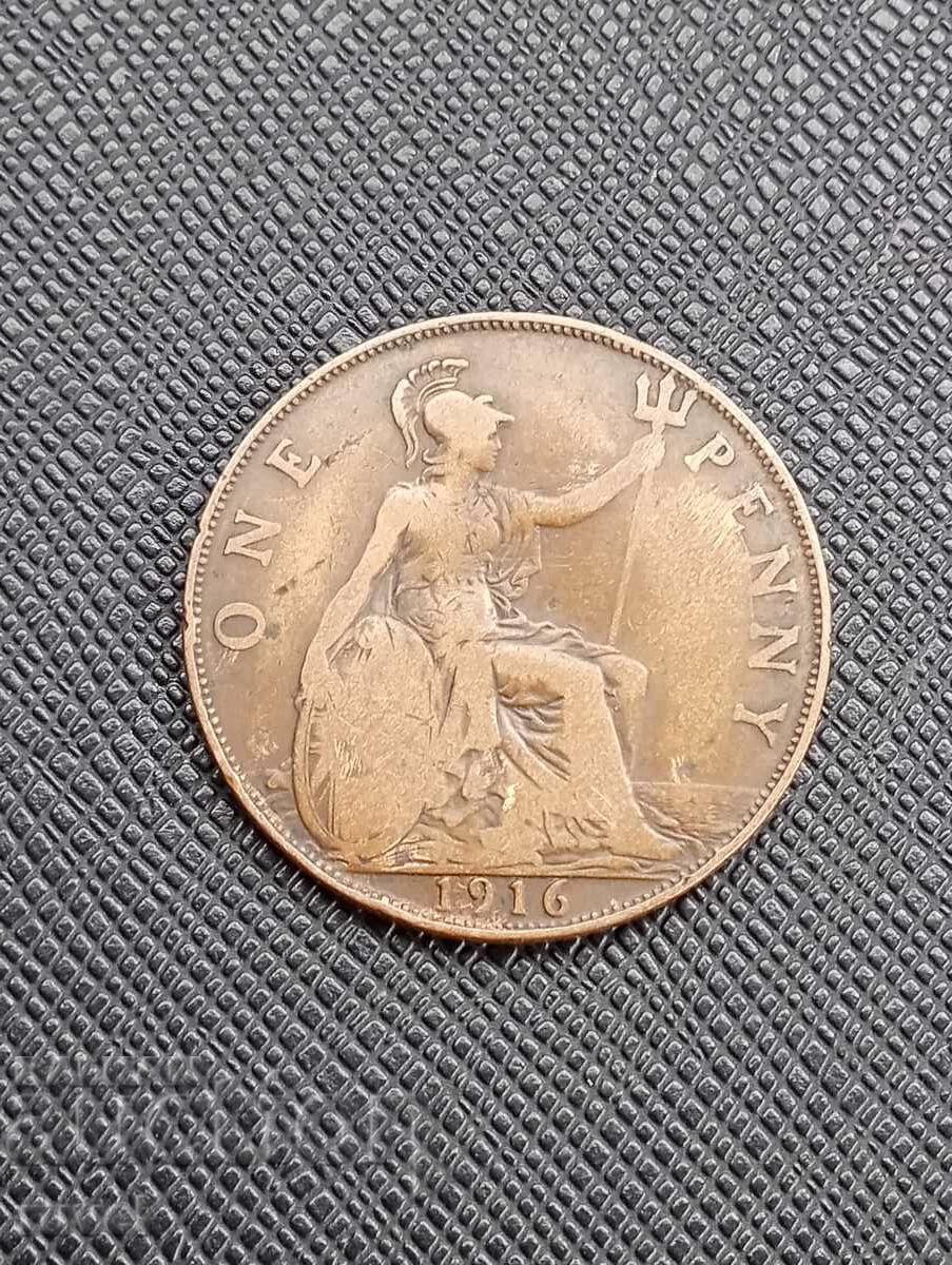 Great Britain One Penny 1916