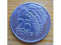 25 cents 2005 - Trinidad and Tobago