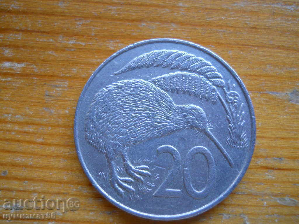 20 cents 1988 - New Zealand