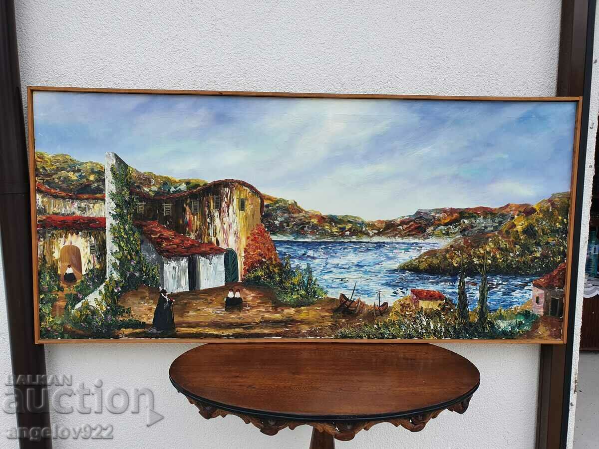 Large Original oil painting by Bernard