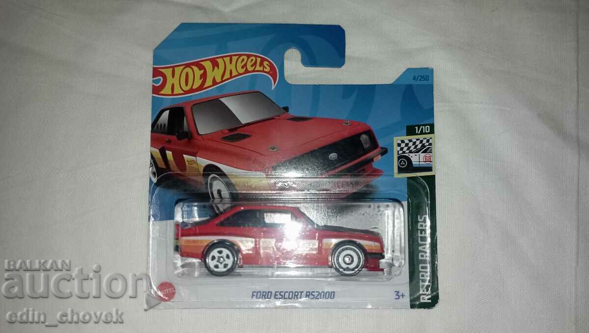 Hot Wheels Ford Escort RS 2000 Retro. Nou