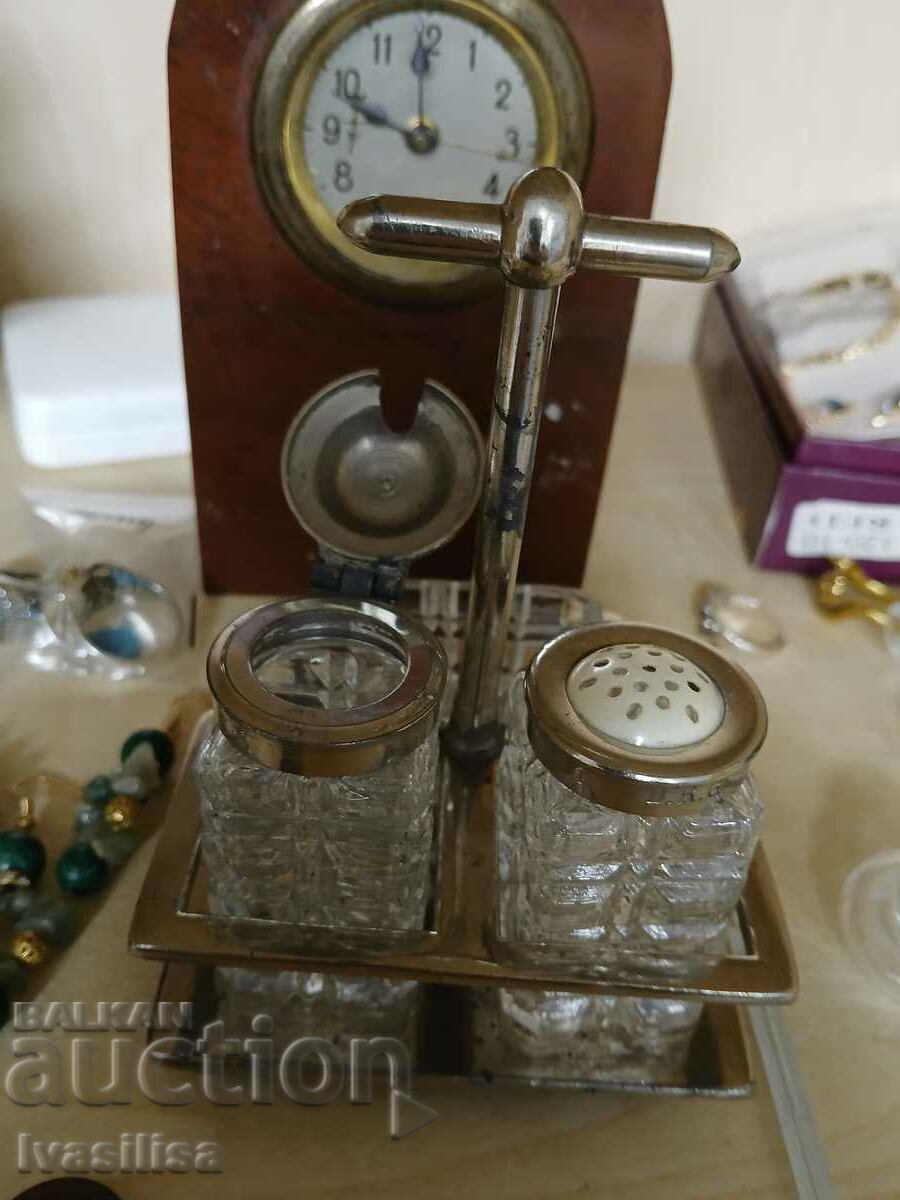 Старинен комплект,солница,маркировка - 6