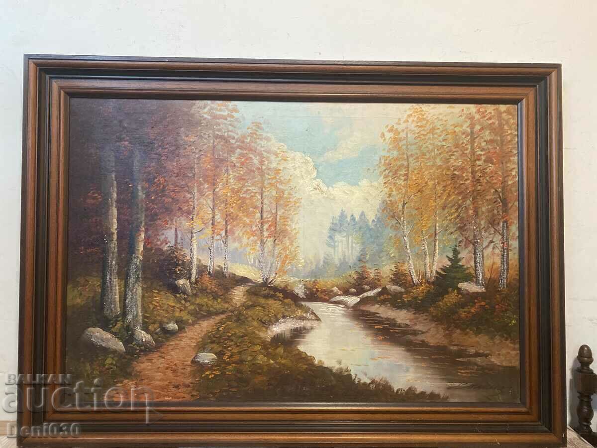 Unique author's painting oil on canvas