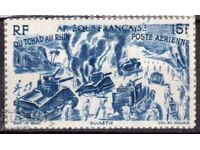 French Equat.Africa-1946-Air Force-de la CIA la Rhine-Sc. militară, MNH