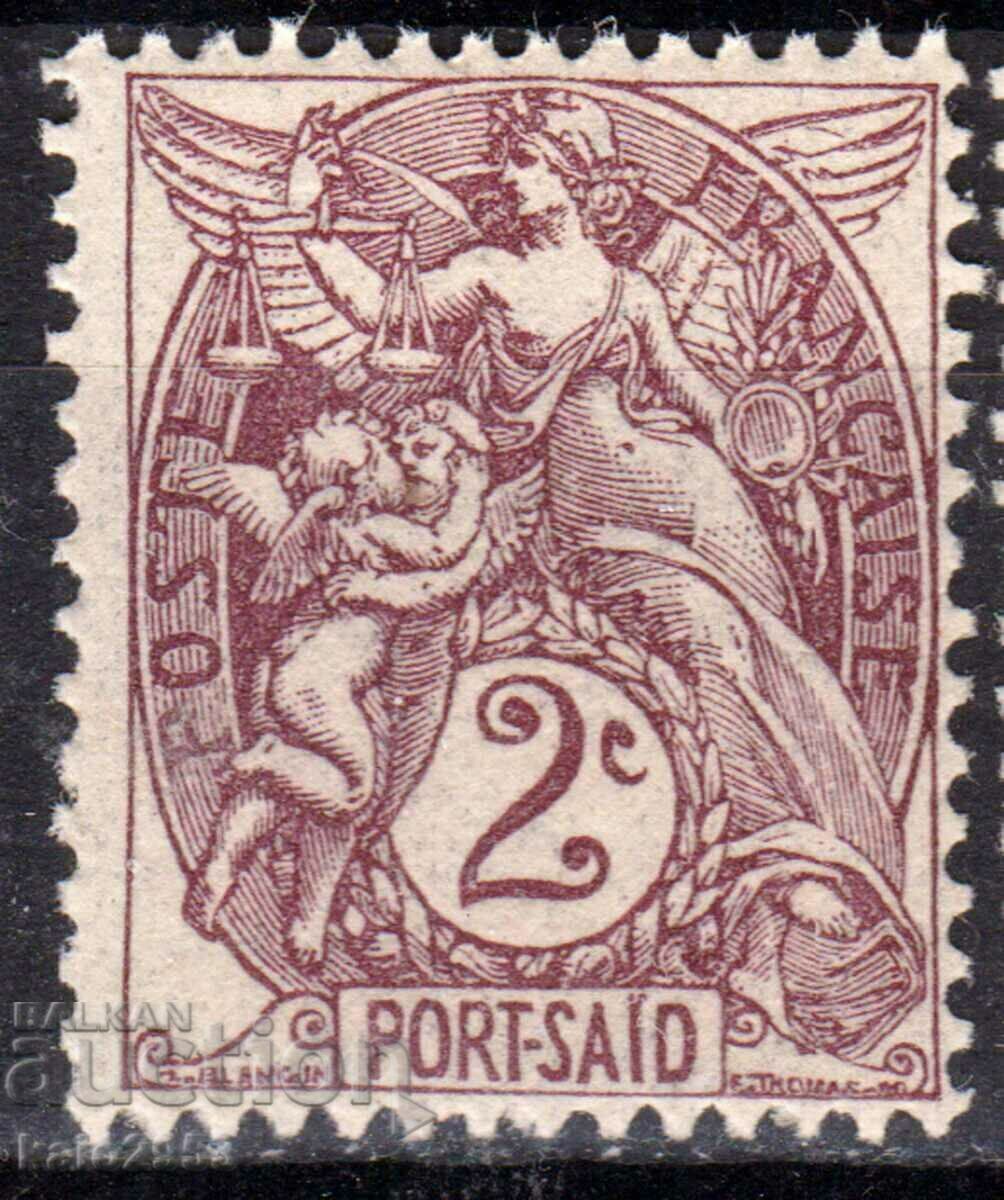 Франция/Port Said/Egypt-1902- Kолониална Алегория,MNH