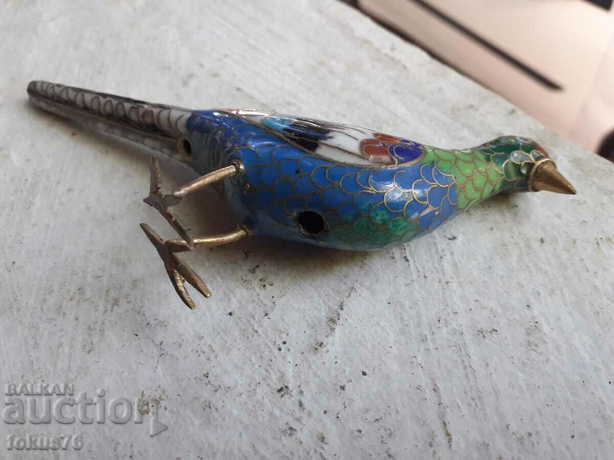 Chicken cloisonné bronze cellular enamel - 5 Chicken cloisonné bronze cellular enamel - 5