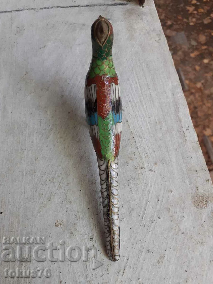 Chicken cloisonné bronze cellular enamel - 6 Chicken cloisonné bronze cellular enamel - 6