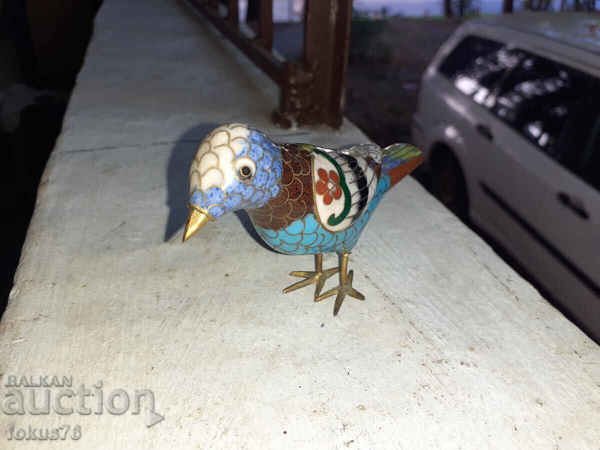 Chicken cloisonné bronze cellular enamel with price 45.00 BGN | € 23.01 Chicken cloisonné bronze cellular enamel with price 45.00 BGN | € 23.01