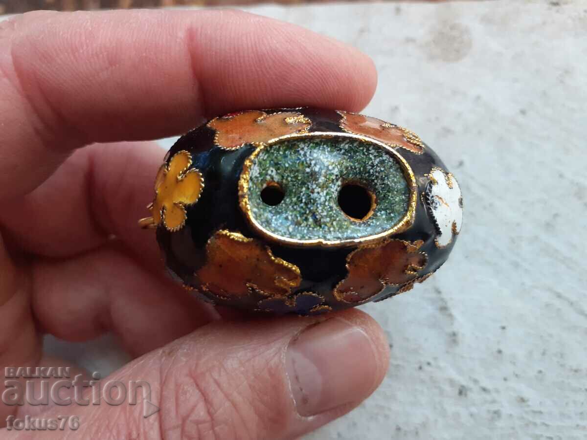 Παράδοση Χάλκινο κυψελωτό σμάλτο cloisonné Piglet Παράδοση Χάλκινο κυψελωτό σμάλτο cloisonné Piglet