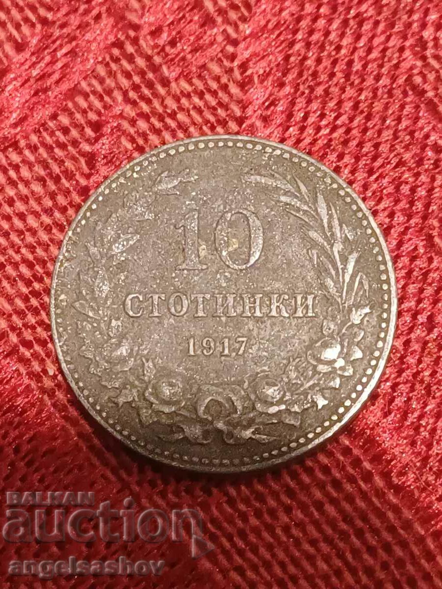 10 cenți 1917