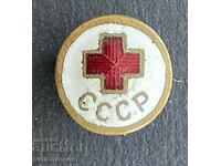 38745 USSR Badge Soviet Red Cross Enamel 1950s