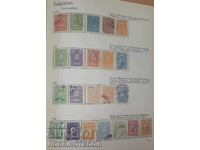 BULGARIA STAMPS TAXES STAMPS FOR ADDITIONAL PAYMENT 1904 1915 1919 1922