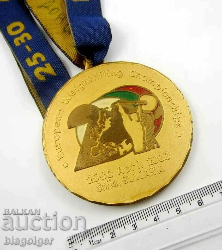 Auction Gold medal-1st place-European heavyweights-2000-Champion Auction Gold medal-1st place-European heavyweights-2000-Champion