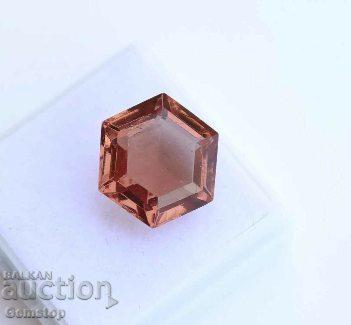 BZC! 13.45k natural alexandrite hexagon of 1st class!