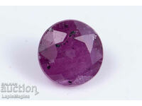 Ruby 2.38ct 7.2mm untreated round cut