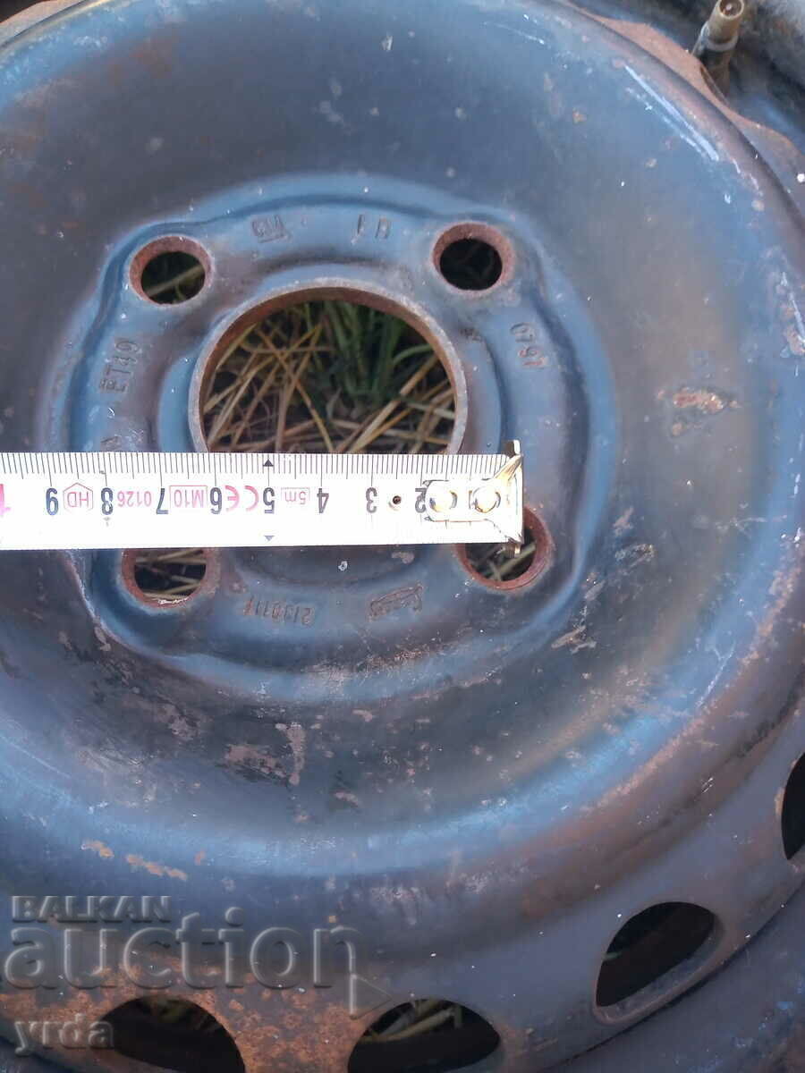 Wheels 13 inches for Opel Corsa 5 pcs.