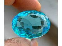 BZC! 13.00 carat natural aquamarine facet from 1 cent!