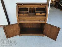 Beautiful vintage solid oak writing desk!