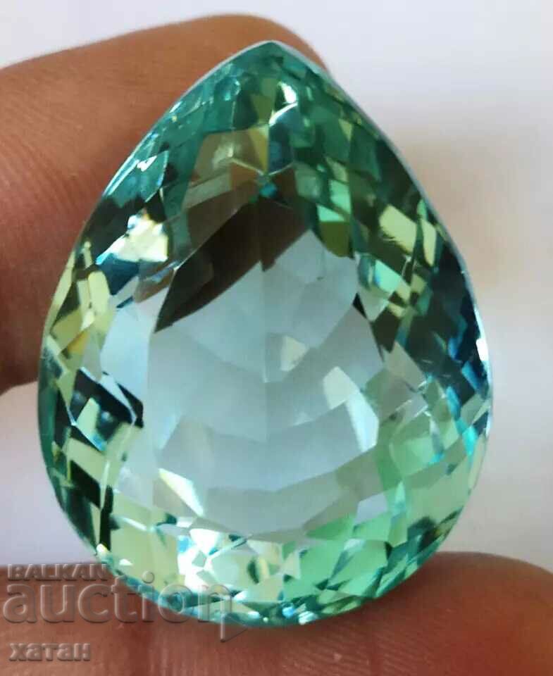 BZC! 109.90 ct natural beryl aquamarine set OMGTL of 1 pc!