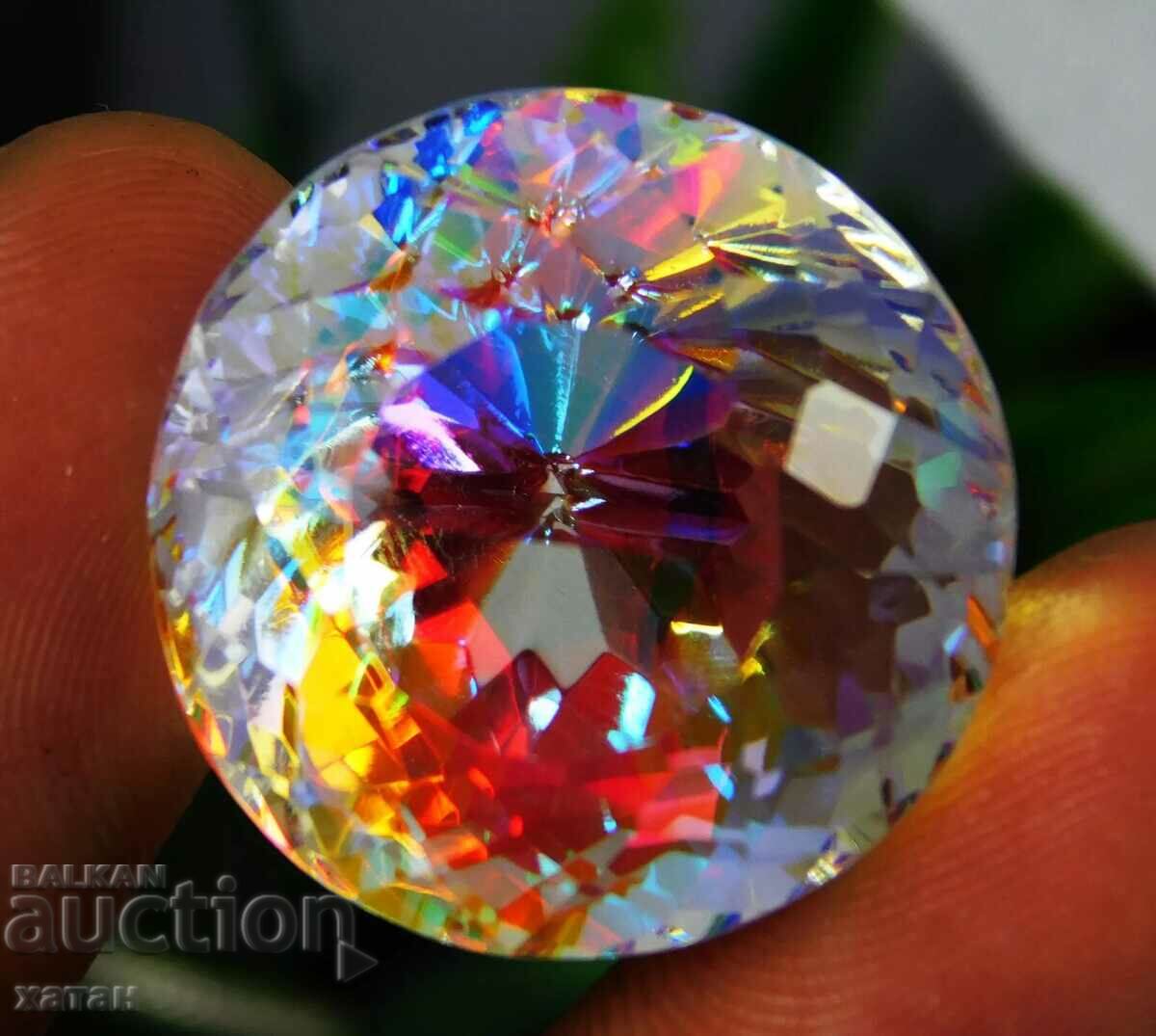 BZC!! 66,50 ct natural mystic topaz cert VGTL από 1 στ.!!