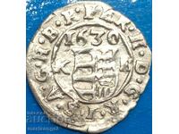 Hungary Ferdinand II Denarius Madonna/Coat of Arms silver