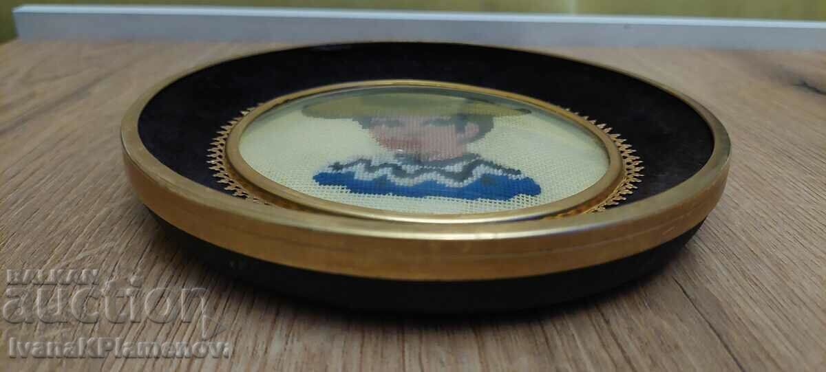 Δημοπρασία Ταπισερί κορνίζα ορείχαλκος για συλλέκτες