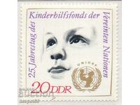 1971. GDR. UNICEF's 25th Anniversary.