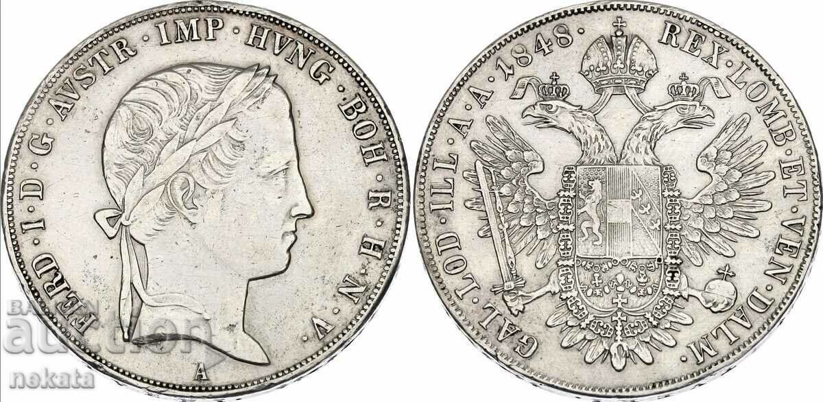 Austria, 1 Thaler 1848 A (Mint: Vienna), silver