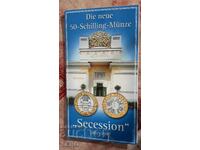 Austria-50 shillings. 1997-Vienna Secession - trend in art