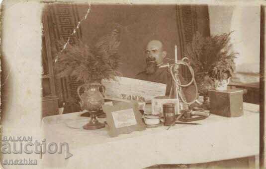 Old photo, military, Bulgaria, senior military officer in office