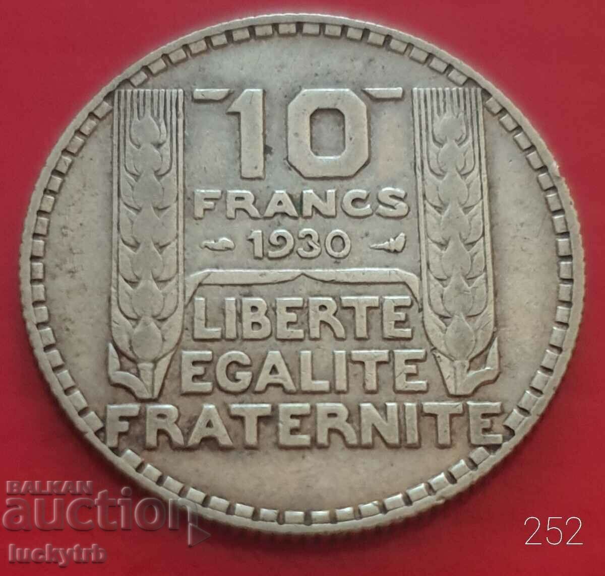 10 francs 1930 - France - Silver