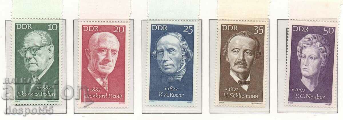 1972. GDR. Famous people.