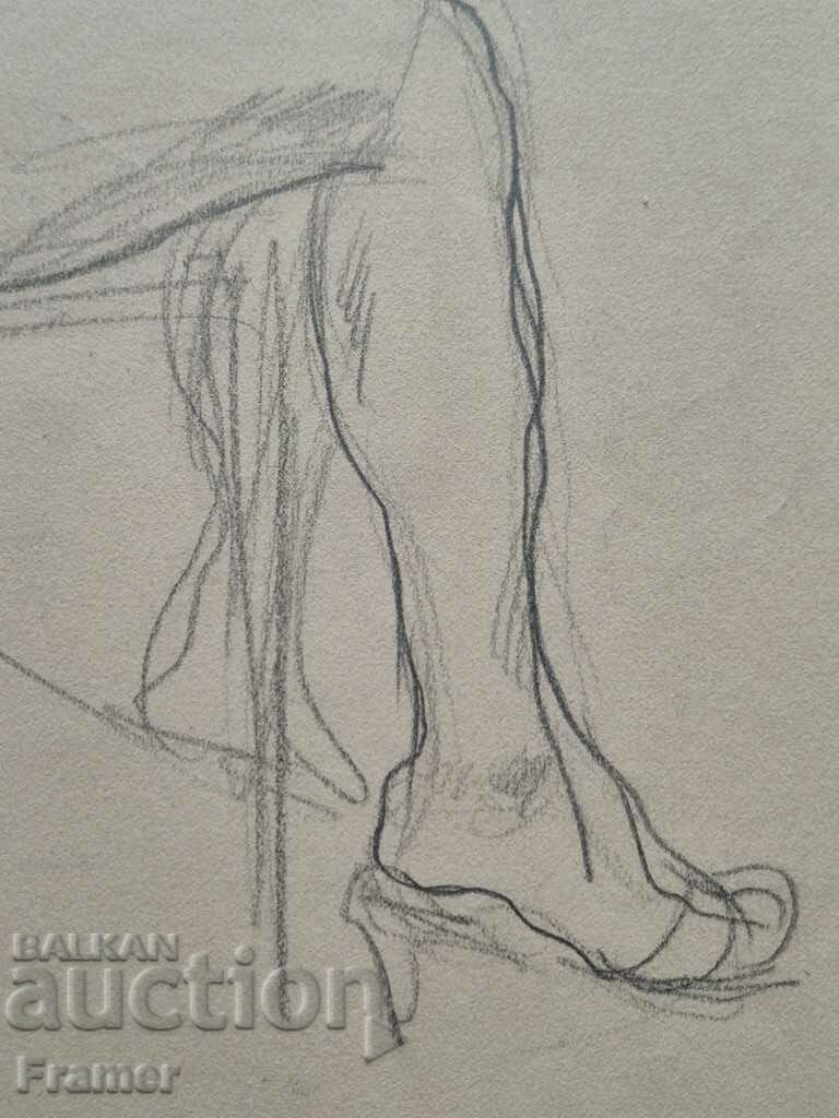 SVETLIN RUSEV 1933-2018 Dreaming Original drawing 1990s - 5 SVETLIN RUSEV 1933-2018 Dreaming Original drawing 1990s - 5