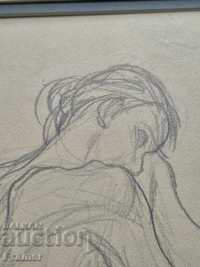 SVETLIN RUSEV 1933-2018 Dreaming Original drawing 1990s - 7 SVETLIN RUSEV 1933-2018 Dreaming Original drawing 1990s - 7