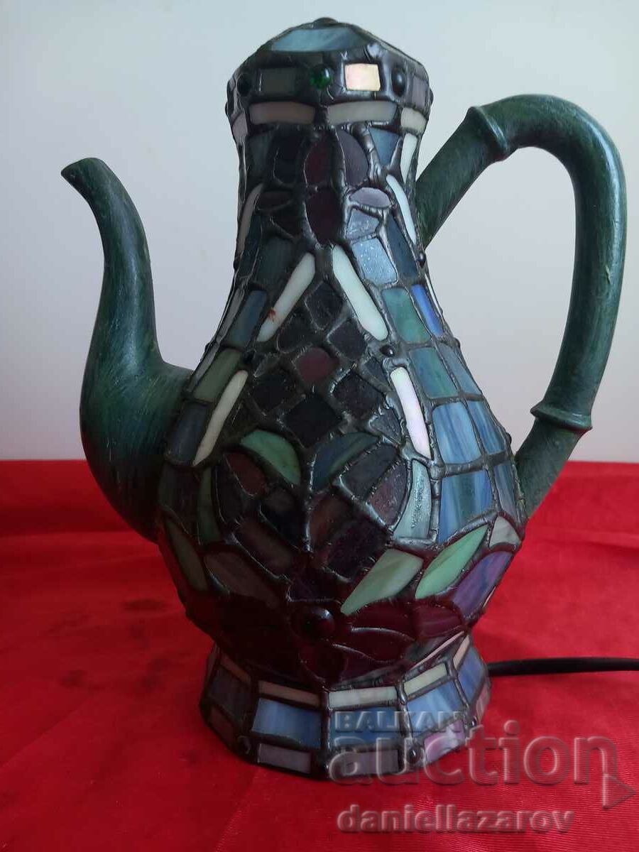 Auction  Rare TIFFANY Lamp, Kettle series