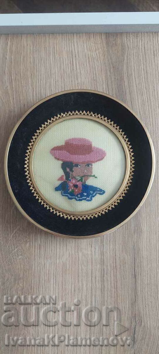 Auction  Tapestry frame brass for collectors