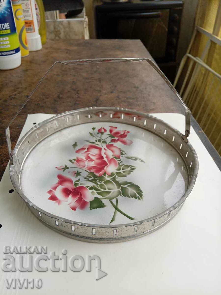 Porcelain basket, tray, Czech Republic