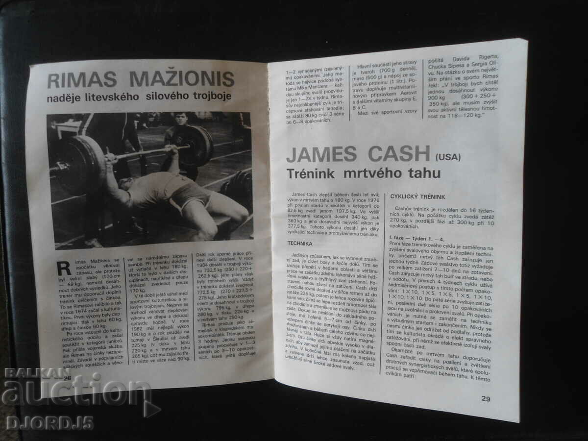 Delivery of KULTURISTIKA 1984, Bratislava 1985 Delivery of KULTURISTIKA 1984, Bratislava 1985